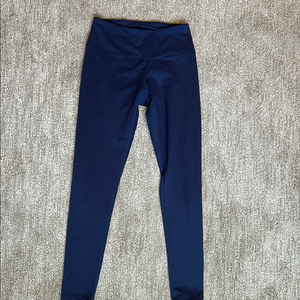 Balance Collection Navy Blue High-Waisted Leggings